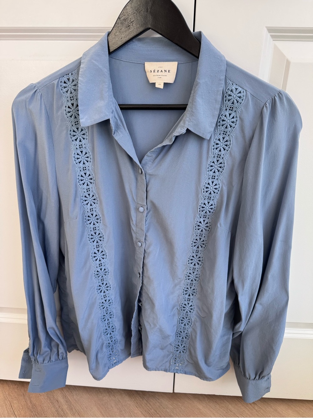 Sezane Cleo Silk Shirt